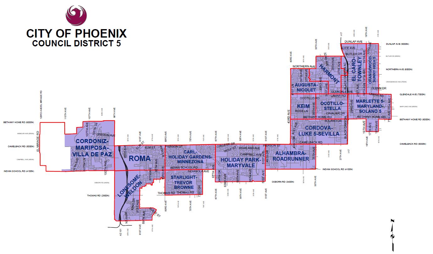 City of Phoenix City Council District 5